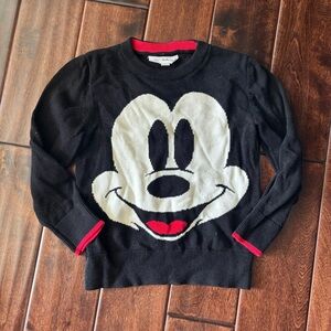 GAP Disney Black Mickey Mouse Sweater